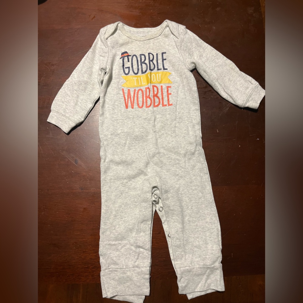Carters Thanksgiving jumpsuit - 9m